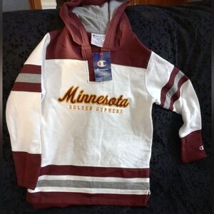 Champion Minnesota Golden Gophers Kids  hooded Sweatshirt